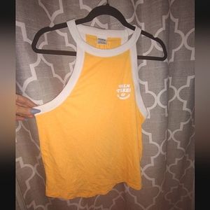 PINK by Victoria's Secret Retro Style Tank Top Palm Trees & 80 Degrees